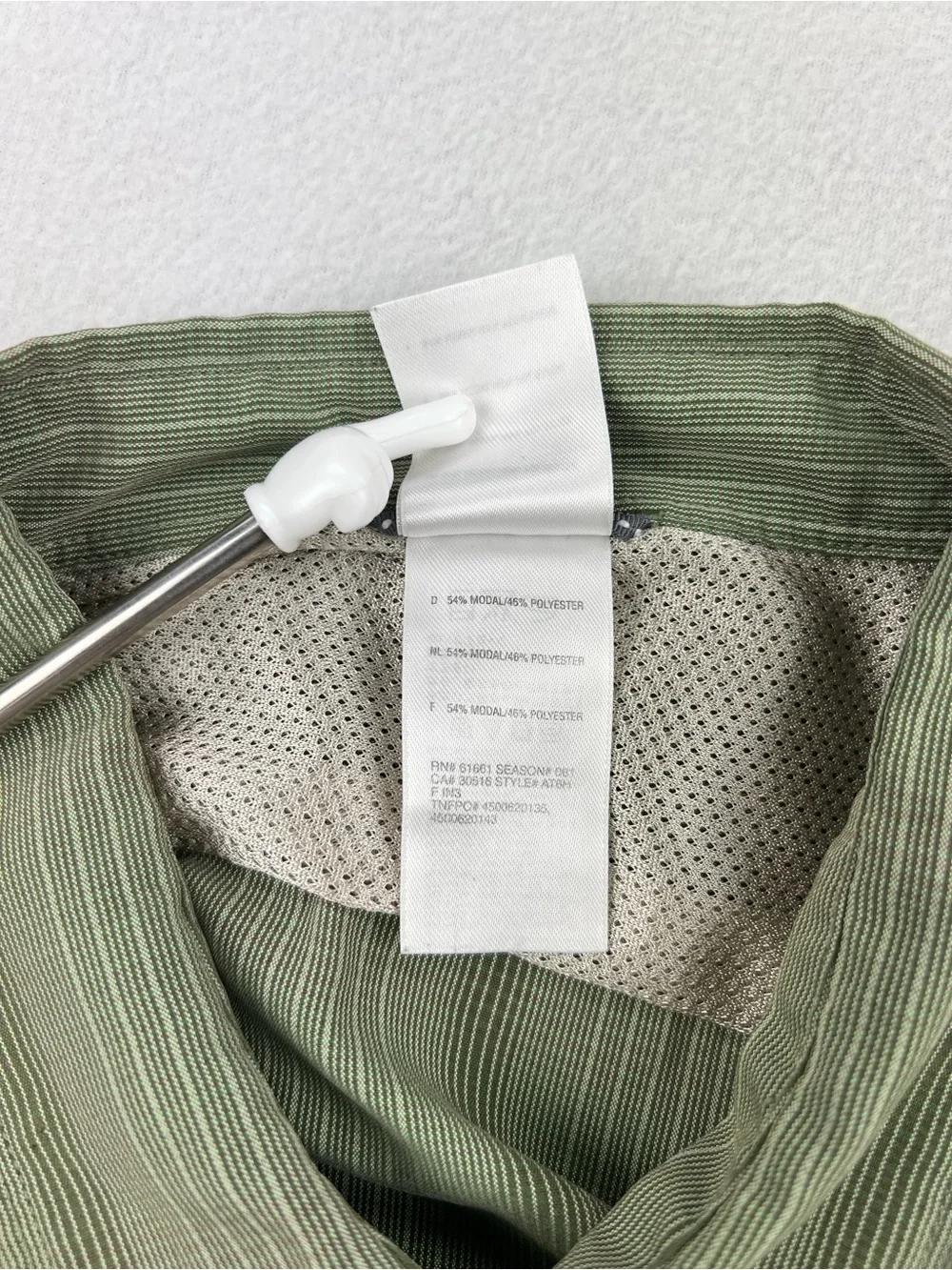 The North Face Mens Sage Green Outdoor Hiking Button Down Shirt Short Sleeve XL